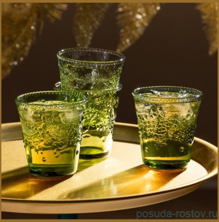 Стаканы для сока 280 мл 4 шт &quot;Celebration green&quot; / 378972