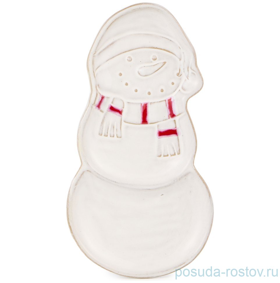 Блюдо 24,2 х 13,1 х 2 см Снеговик "Pine cones" / 379553 Блюдо 24,2 х 13,1 х 2 см Снеговик "Pine cones" / 379553