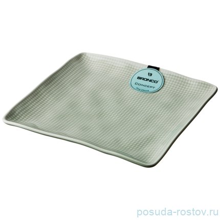 Тарелка 18 х 18 см квадратная &quot;Concept /Мятный&quot; (4шт.) / 190890