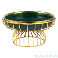 Блюдо 23 х16 см н/н зеленое &quot;multicolor&quot; (подарочная упаковка) / 357067
