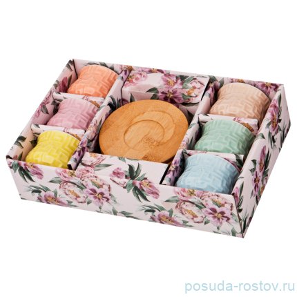 Набор кофейных пар 95 мл 6 шт &quot;эдельвейс /лабиринты&quot; / 187065