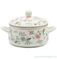 Кастрюля 20 см с крышкой эмалированная 2,8 л &quot;Magnolia&quot; (подарочная упвквка) / 330807
