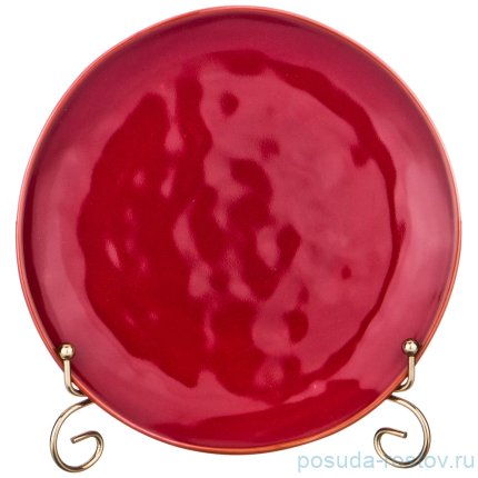 Тарелка 20,5 см 1 шт &quot;Concerto /Винно-красный&quot; / 172219