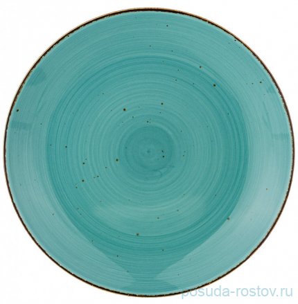 Тарелка 26,5 см &quot;Nature /Бирюзовый&quot; (2шт.) / 210893