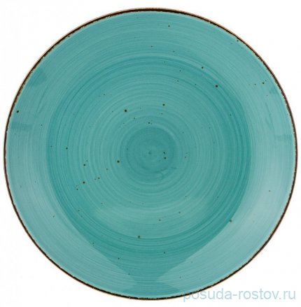 Тарелка 26,5 см &quot;Nature /Бирюзовый&quot; (2шт.) / 210893