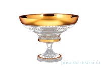 Фруктовница 30 см н/н &quot;Bohemia gold /Матовое золото&quot; / 115921