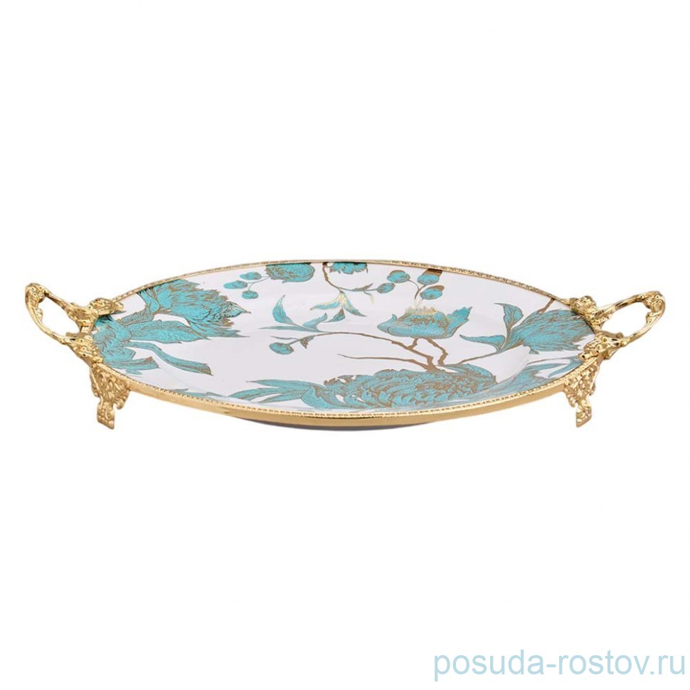 Блюдо 38 х 31 х 5,5 см овальное с ручками н/н / 368908 Блюдо 38 х 31 х 5,5 см овальное с ручками н/н / 368908