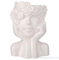 Ваза для цветов 14 х 11,6 х 20 см декоративная / 331125