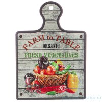 Подставка под горячее 17 х 24 см &quot;Доска разделочная &quot;Органика&quot; / 224797