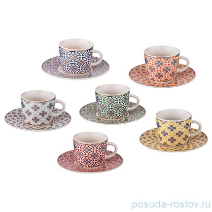 Набор кофейных пар 100 мл 6 шт &quot;Эдельвейс&quot; / 187074