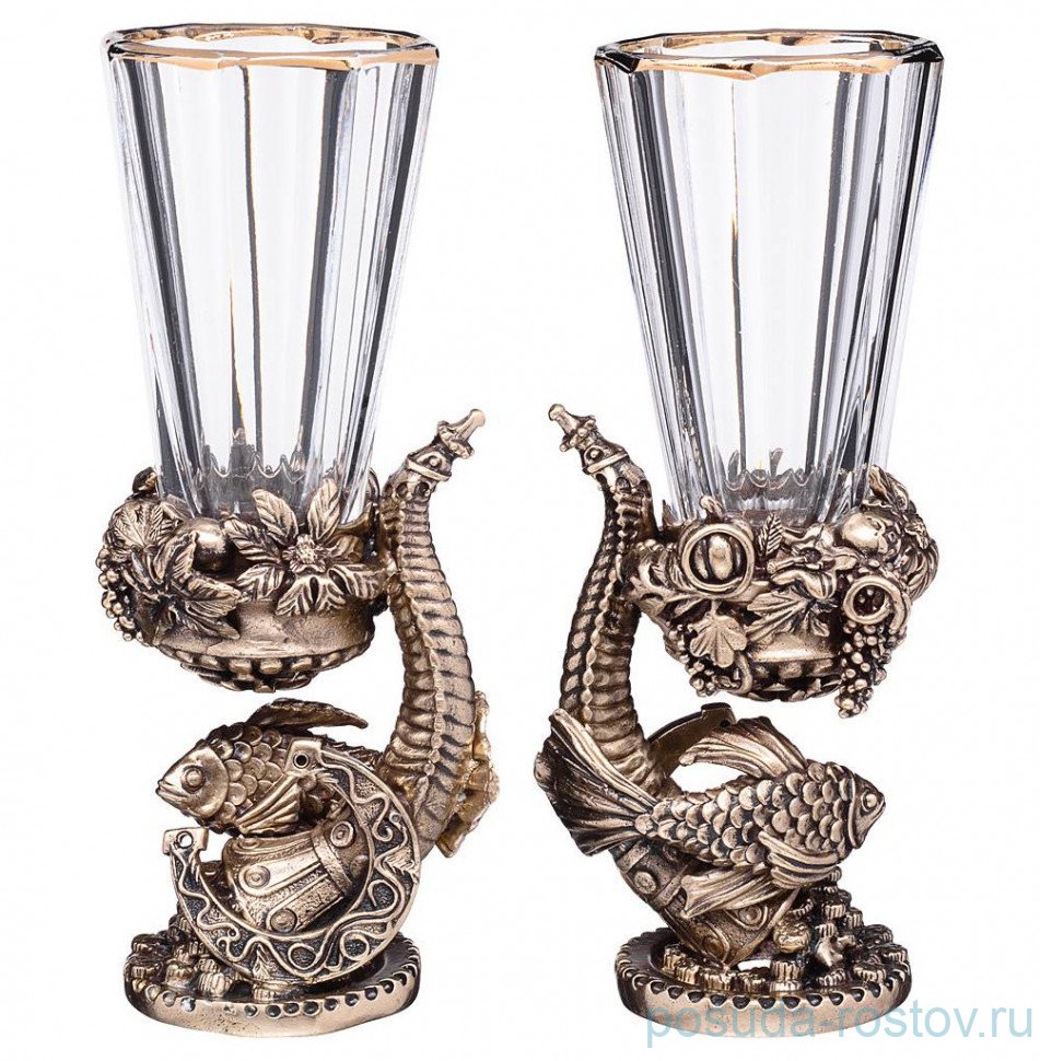 Рюмки 50 мл 2 шт "рог изобилия" / 301022 Рюмки 50 мл 2 шт "рог изобилия" / 301022