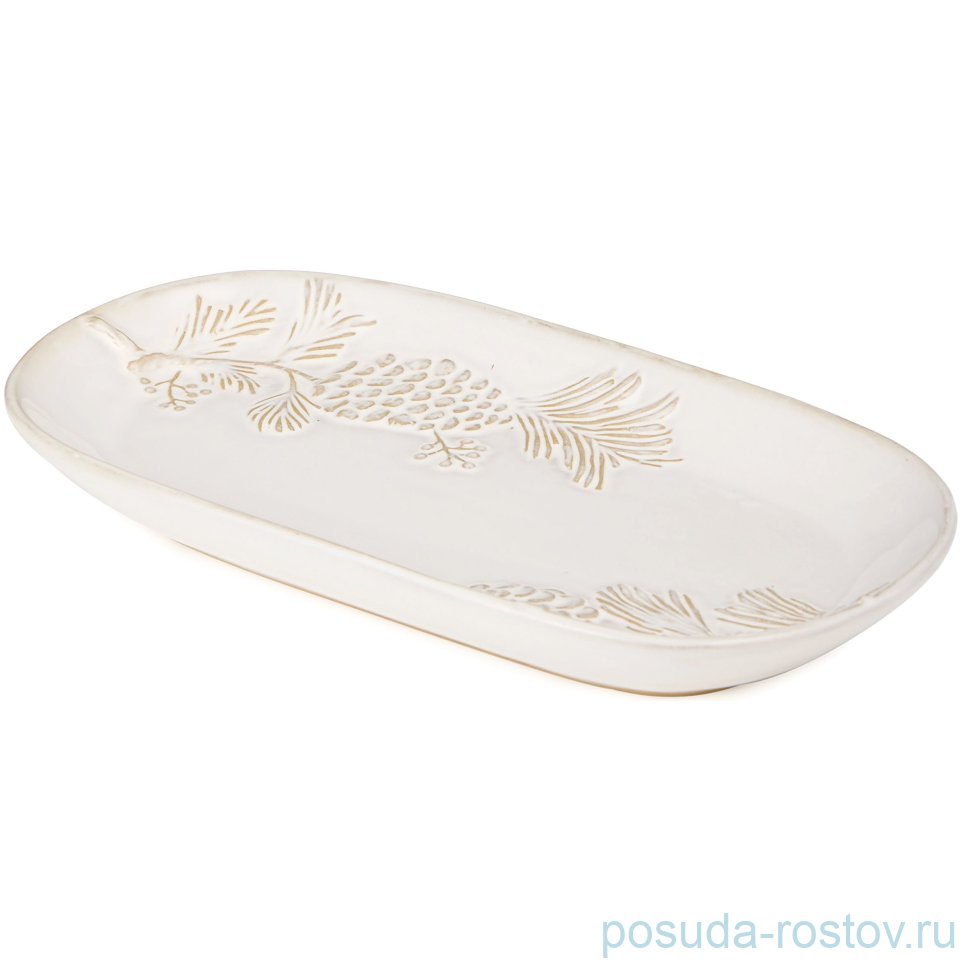 Блюдо 30,2 х 16 х 3,1 см овальное "Pine cones" / 379629 Блюдо 30,2 х 16 х 3,1 см овальное "Pine cones" / 379629