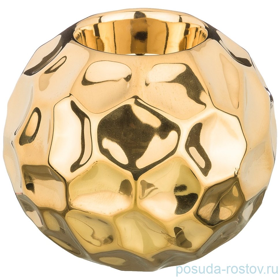 Подсвечник 10 х 10 х 9 см "Золотая коллекция" / 193110 Подсвечник 10 х 10 х 9 см "Золотая коллекция" / 193110
