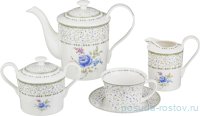 Чайный сервиз на 6 персон 15 предметов &quot;Полевой цветок&quot;  / 193695