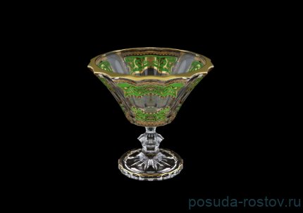 Ваза для конфет 15,5 см н/н &quot;Astra Gold /Зелёная&quot; / 107122
