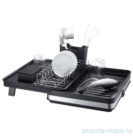 Сушилка для посуды 36 х 30 см раскладывающаяся &quot;Smartline&quot; / 366183