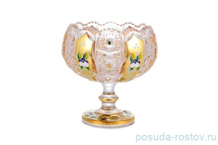 Ваза для конфет 13 см н/н &quot;Хрусталь с золотом&quot; / 145733