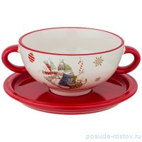 Бульонная пара 650 мл &quot;Зимняя забава&quot; / 215212