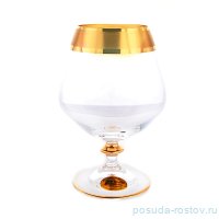 Бокалы для бренди 250 мл 6 шт &quot;Анжела /Матовая полоса /золото&quot; / 123662