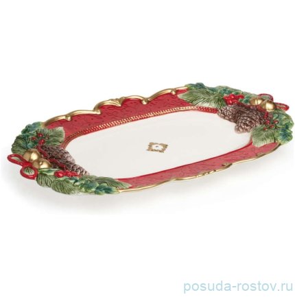 Блюдо 47,5 х 29 х 5,5 см прямоугольное &quot;Шишки&quot; / 379184