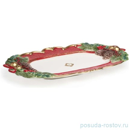 Блюдо 47,5 х 29 х 5,5 см прямоугольное &quot;Шишки&quot; / 379184
