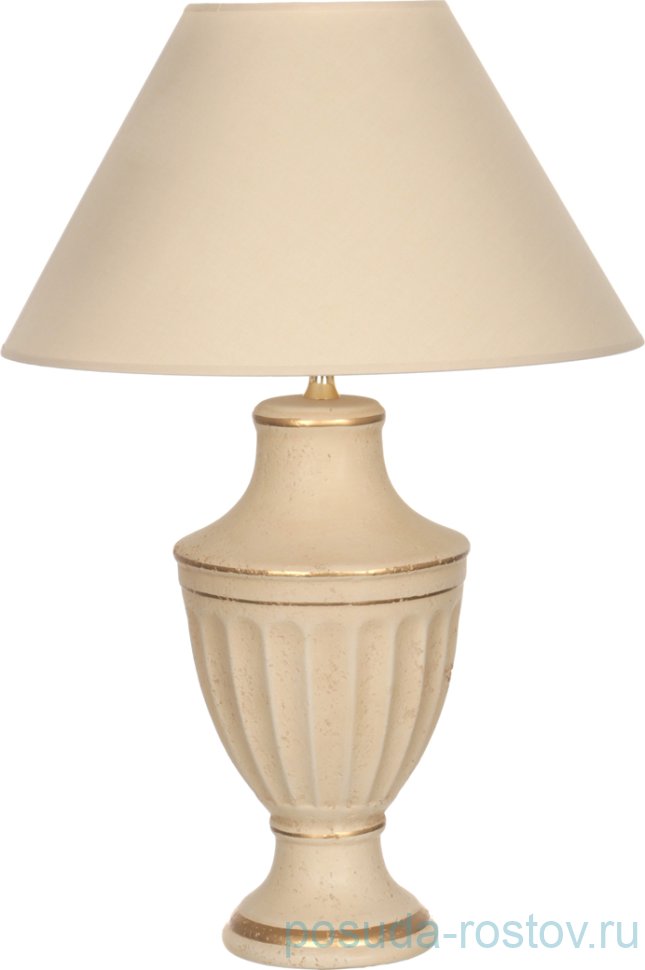 Настольная лампа 62 см с абажуром бежевая "Романо" / 193596 Настольная лампа 62 см с абажуром бежевая "Романо" / 193596