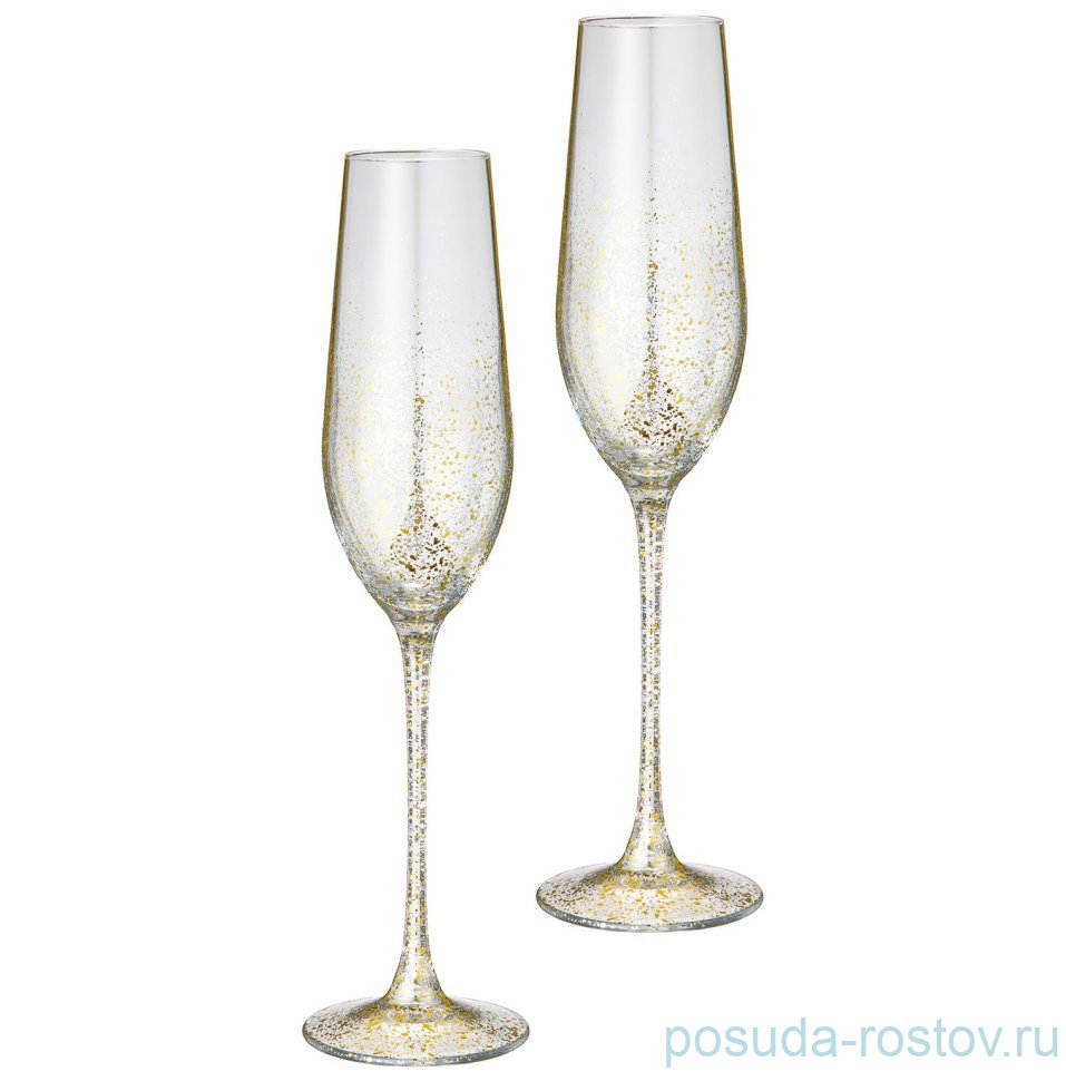 Бокалы для шампанского 180 мл 2 шт "Sparkles" / 379690