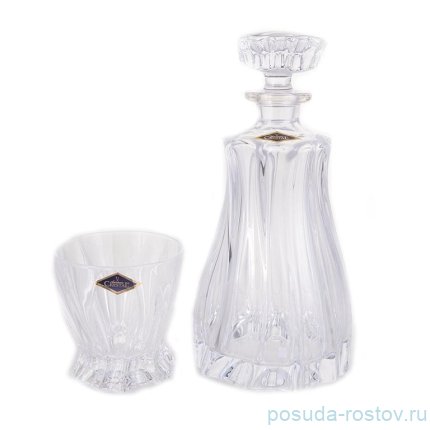 Набор для виски 7 предметов (графин 650 мл + 6 стаканов по 280 мл) &quot;Plantica /Без декора&quot;  / 133316