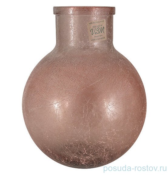 Ваза для цветов 31 см розовая "silk" (инд.упаковка) / 292100 Ваза для цветов 31 см розовая "silk" (инд.упаковка) / 292100