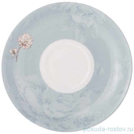 Чайная пара 500 мл 1 шт голубая &quot;White flower&quot; / 236282