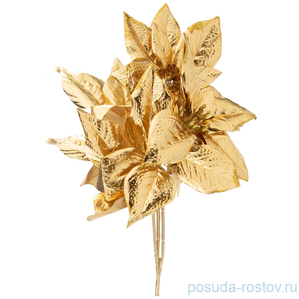 Цветок искусственный 63 см "пуансетия" / 215324