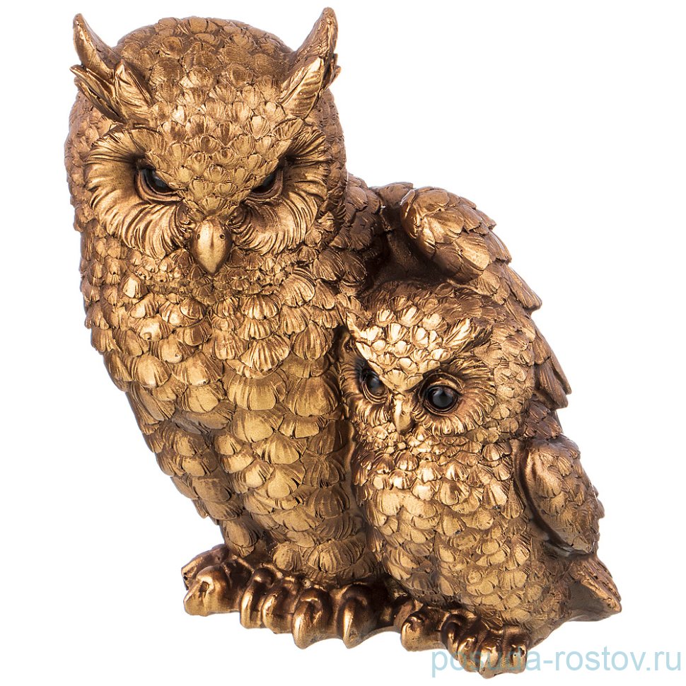 Статуэтка 12,5 х 11 х 14,5 см "совы" / 212178