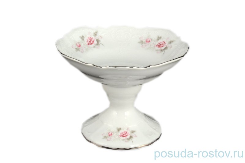 Салатник 19 см н/н  Thun "Бернадотт /Серая роза /платина" / 098791
