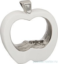 Статуэтка 16 х 6 х 18 см &quot;Яблоко /Серебряная коллекция&quot; / 193031