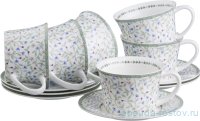 Набор кофейных пар 180 мл 6 шт &quot;Полевой цветок&quot; / 193697