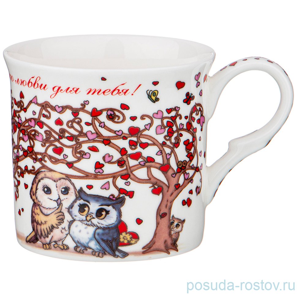 Кружка 325 мл "Дерево сердец" / 227335