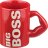 Кружка 500 мл красная &quot;big boss&quot; / 192165