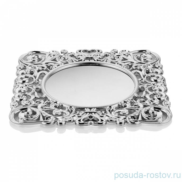 Подставка под тарелку квадратная "Sarmasik /Silver" / 247757