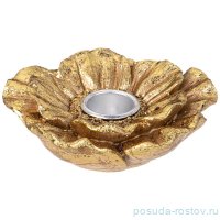 Подсвечник 10,3 х 10 х 4 см бронза &quot;Flower&quot; / 334454