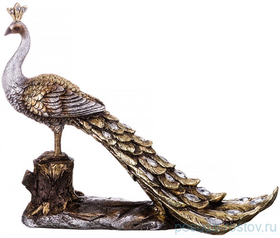 Статуэтка 34,5 х 13 х 27 см "Павлин /Махараджи" / 254713