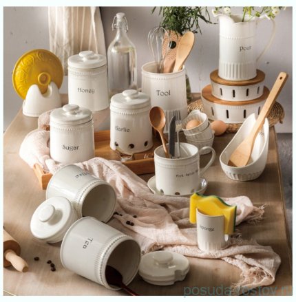 Конфетница 16 х 5 см белая &quot;Soul kitchen&quot; / 301515