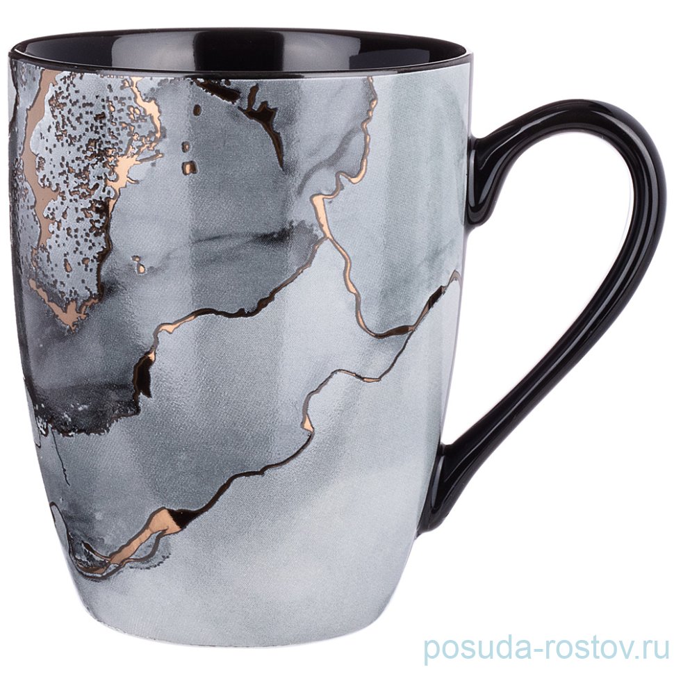 Кружка 330 мл чёрная "Moon art" / 259968 Кружка 330 мл чёрная "Moon art" / 259968