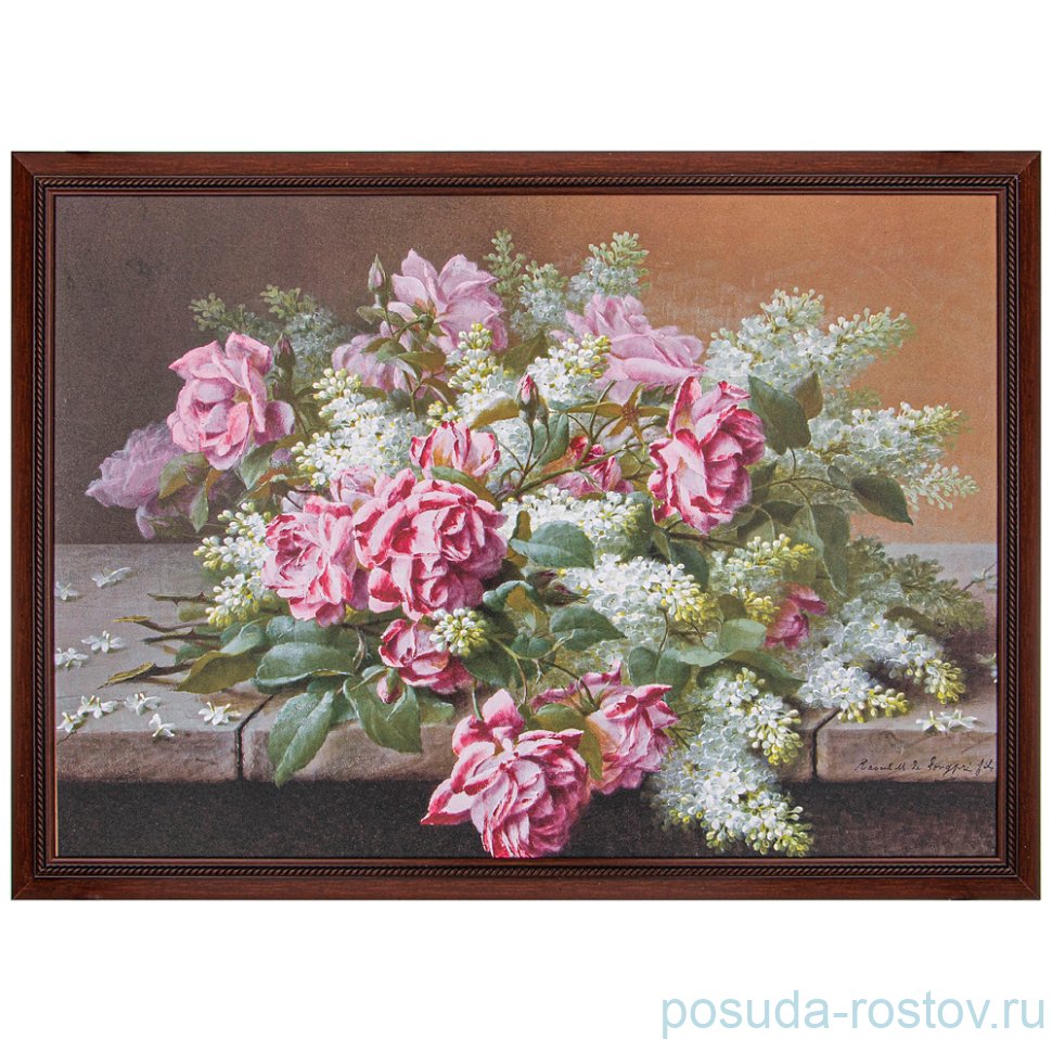 Картина 69 х 99 см /рамка коричневая / 270195 Картина 69 х 99 см /рамка коричневая / 270195