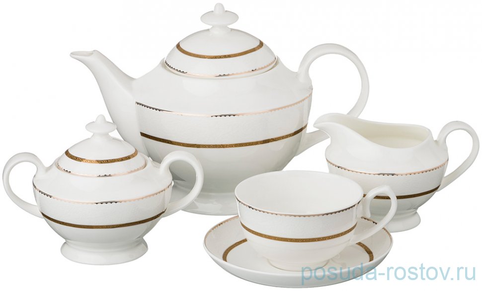 Чайный сервиз на 6 персон 15 предметов "Итон" / 187360