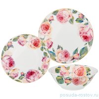 Набор тарелок 12 предметов (25,5, 20,5, 18 см) белые &quot;Винтаж&quot; / 227303