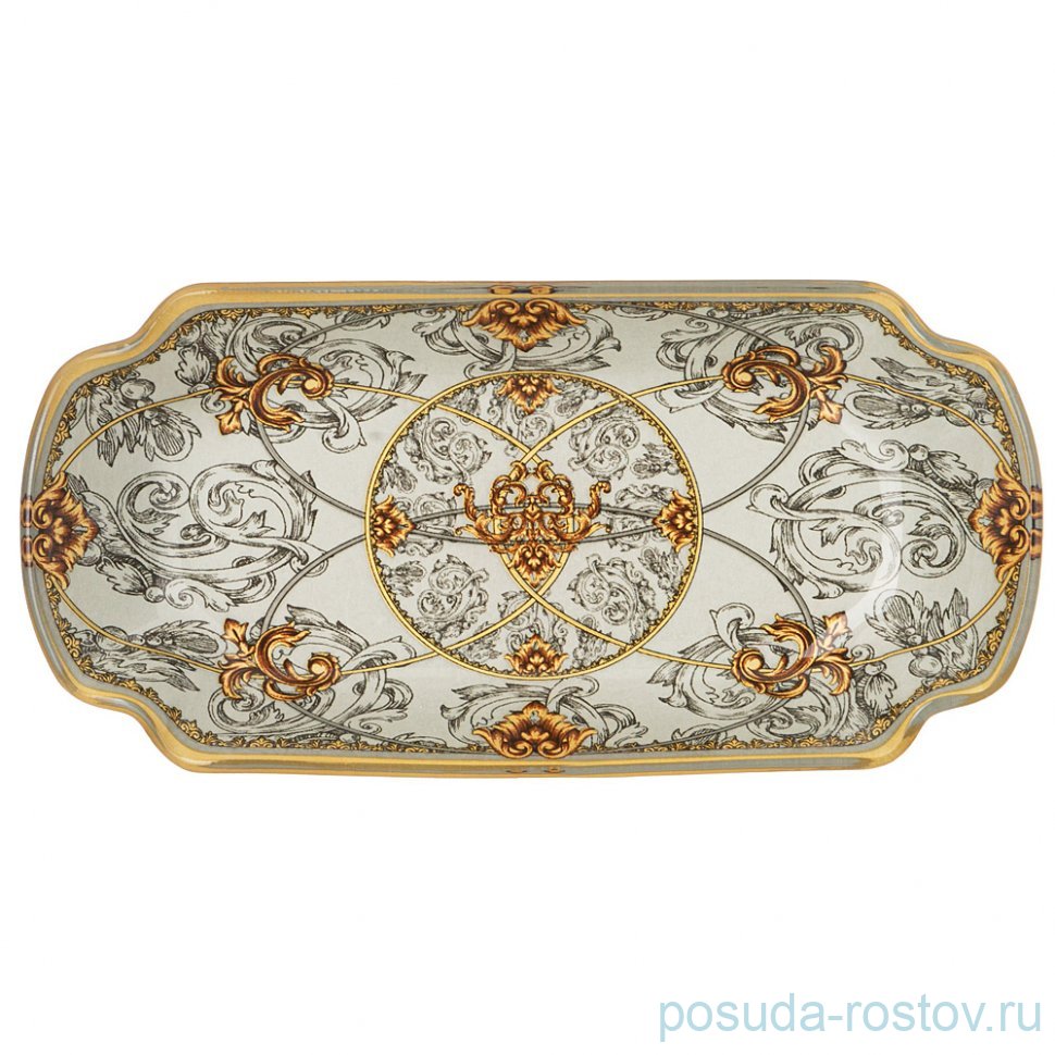 Блюдо 19 х 9 х 2,5 см овальное "Monogram" / 331754 Блюдо 19 х 9 х 2,5 см овальное "Monogram" / 331754