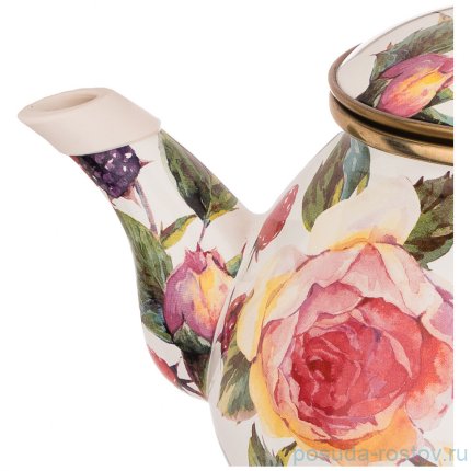 Чайник 2,2 л эмалированный &quot;Agness /Винтаж /Розы&quot; / 196384