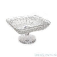 Ваза для фруктов 28 см н/н &quot;Glasspo /Хрусталь резной&quot; / 079356
