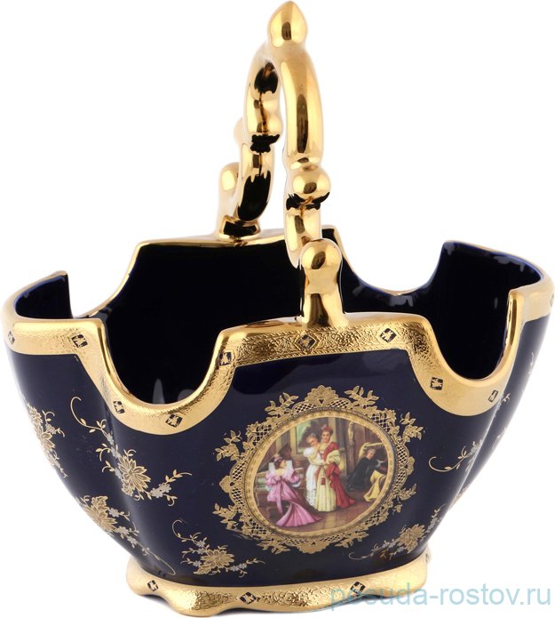 Корзинка 20 х 25 см "Кобальт /Светское общество" / 251170