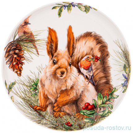 Тарелка 20 см &quot;Лесная сказка /Белка&quot; / 270764
